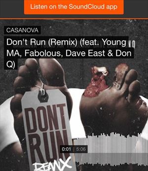DJ YANATAKE Casanova『Don’t Run Remix』